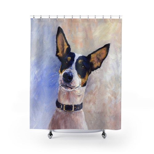 Ratonero Bodeguero Andaluz Dog Portrait Shower Curtain