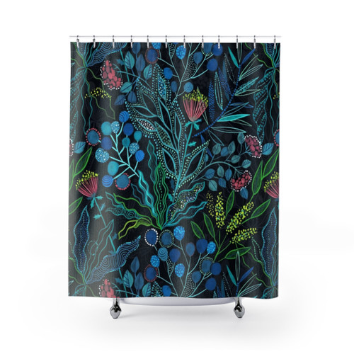 Australian Floral Shower Curtains