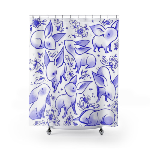 Delft Nugs Shower Curtain