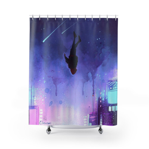 Spiderverse Spider-Man Shower Curtain