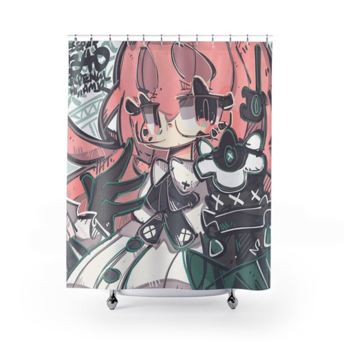 Tsukishiro Yanagi Shower Curtains - Zenless Zone Zero