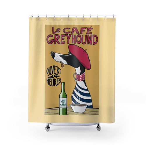 Greyhound Shower Curtain