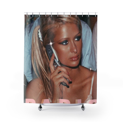 Paris Hilton Y2K Pink Shower Curtains