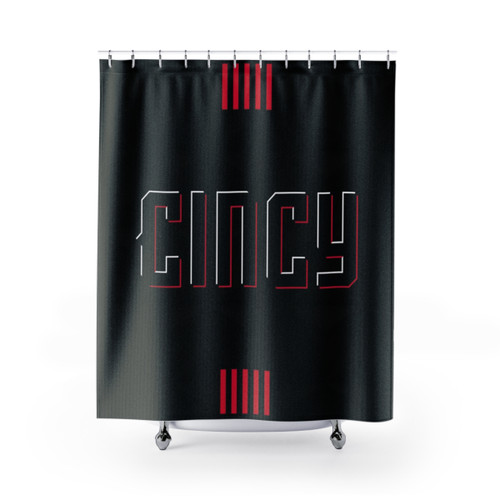 Reds City Connect Shower Curtains