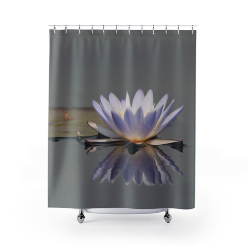 Water Lily Flower Shower Curtains