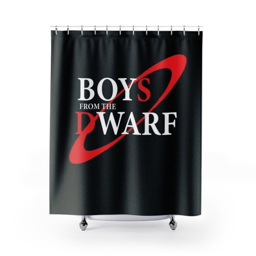 Red Dwarf Themed Shower Curtain