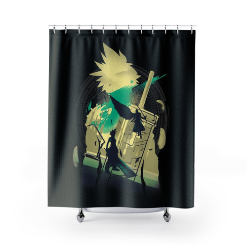 Final Fantasy VII Themed Shower Curtain