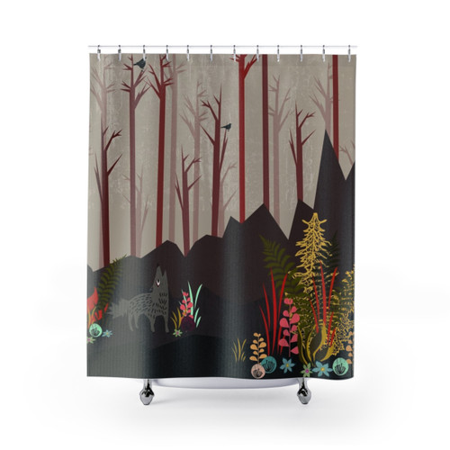 Sundance Nature Themed Shower Curtain