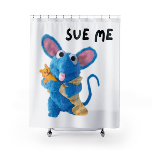 Funny Sue Me Shower Curtains