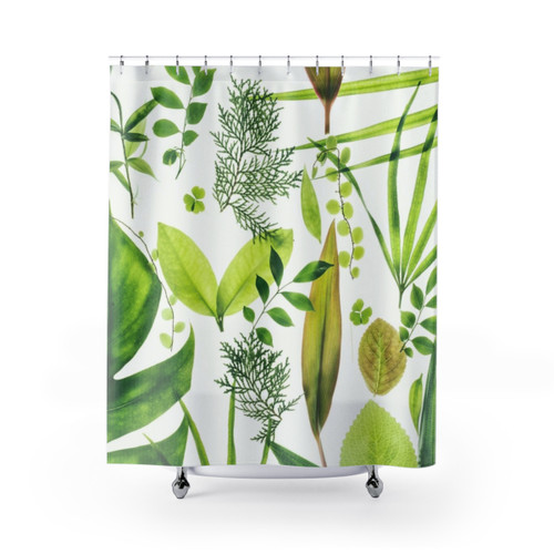 Botanical Foliage Shower Curtain