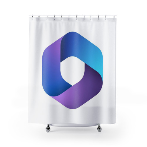 Microsoft Copilot AI Themed Shower Curtains