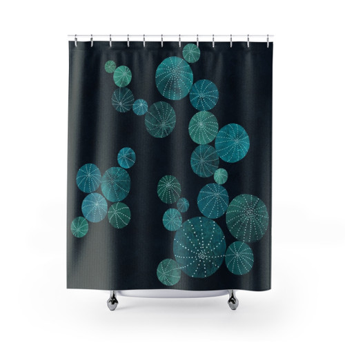 Turquoise Cactus Field Shower Curtain