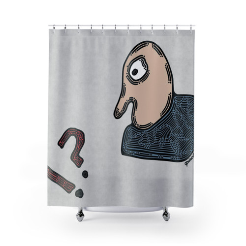Panic Attack Shower Curtains