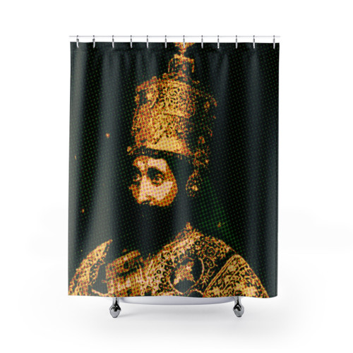 Haile Selassie Themed Shower Curtain