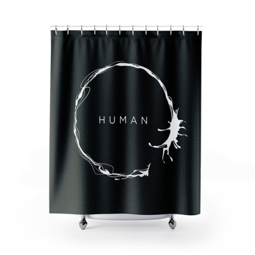 HUMAN II Sci-Fi Shower Curtains