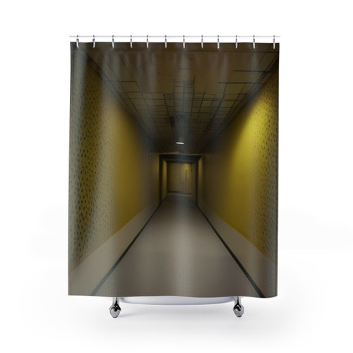 The Backrooms Liminal Space Shower Curtains