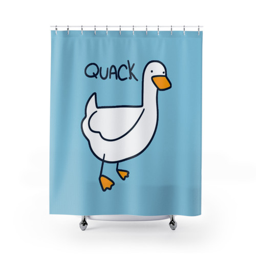 Quack Duck Shower Curtains for Bathroom Decor