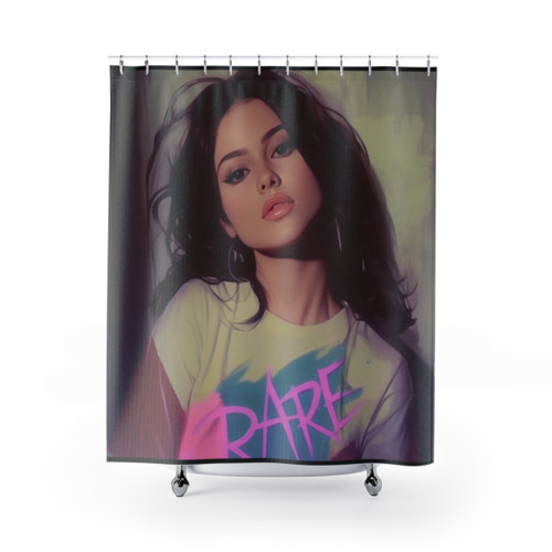 Rare Selena Gomez Inspired Shower Curtains