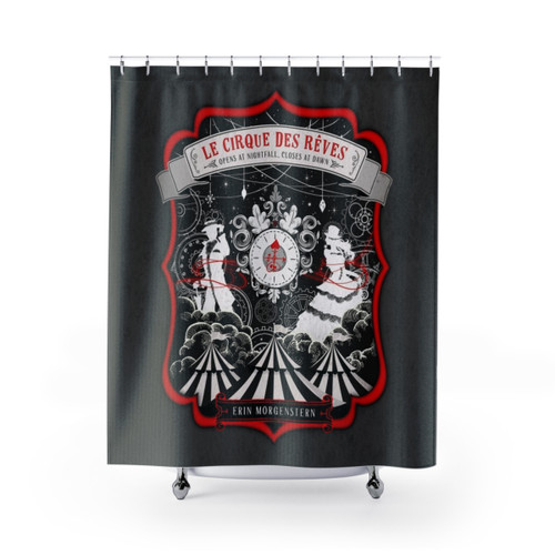 The Night Circus Themed Shower Curtain
