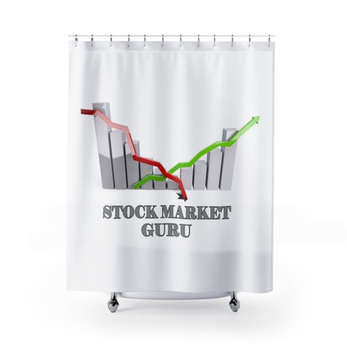 Stock Market Guru Shower Curtain