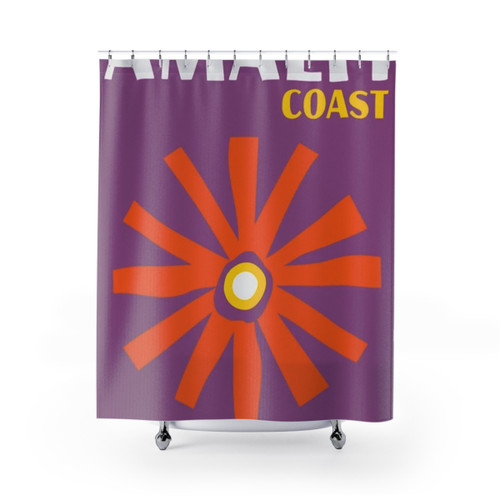 Amalfi Coast Italy Asouline Shower Curtain