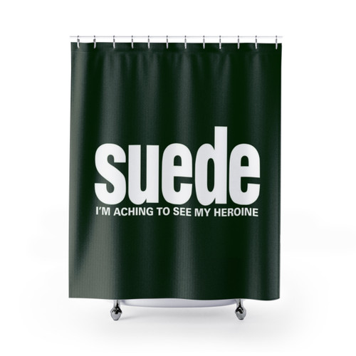 Suede Shower Curtains for Relaxing Bathroom