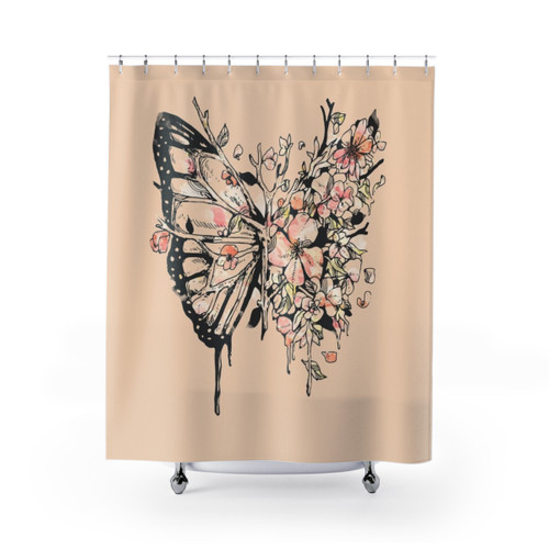 Metamorphora Nature-Inspired Shower Curtain