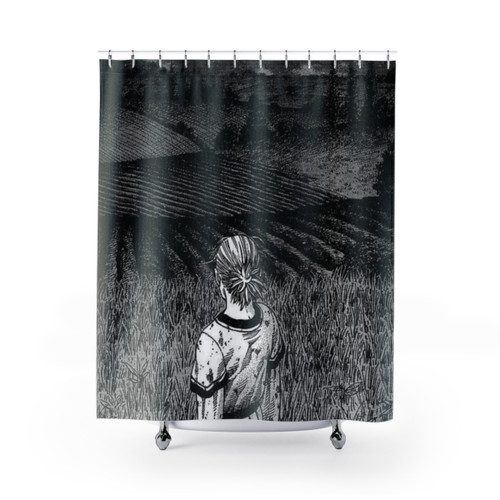 Anime Monster Viking Shower Curtains