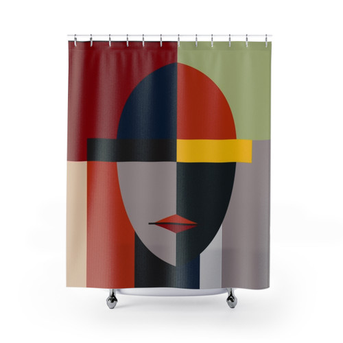 Colorful NAMELESS WOMAN Shower Curtains
