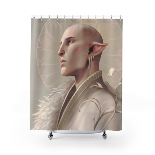 Fantasy Dragon Age Themed Shower Curtain