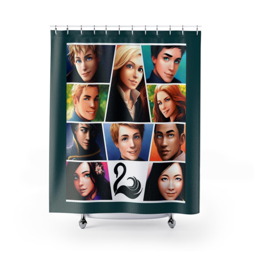 Keeper Of The Lost Cities Character Shower Curtains