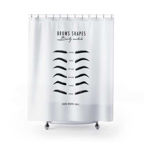 Brows Microblading Eyebrow Shapes Shower Curtains