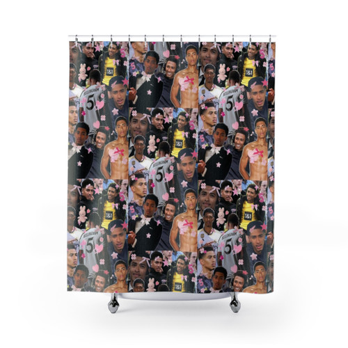 Jude Bellingham Football Shower Curtains
