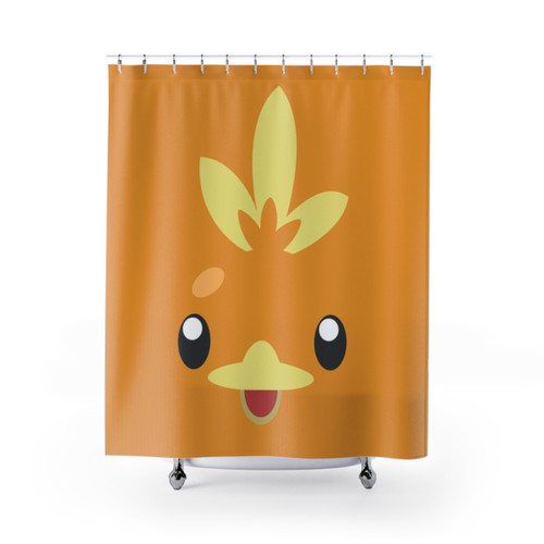 Torchic Pokemon Shower Curtain