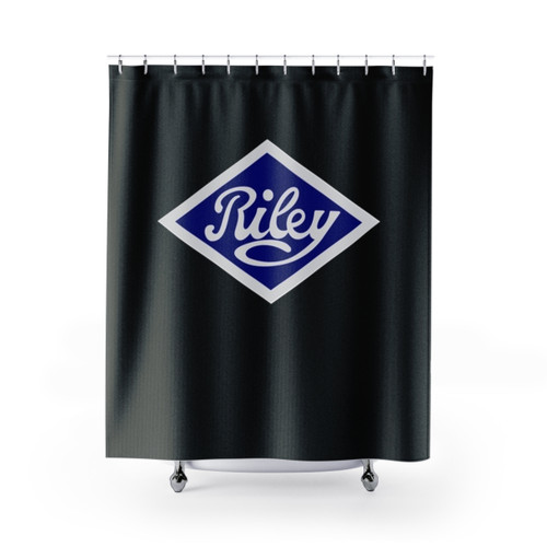 Classic Car Logos Riley T-Shirt Shower Curtains