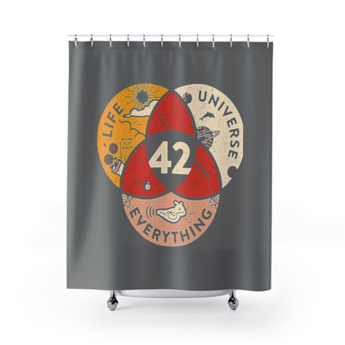 42 The Answer Classic Shower Curtains