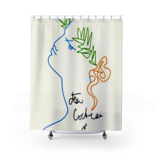 Jean Cocteau Vintage Shower Curtains