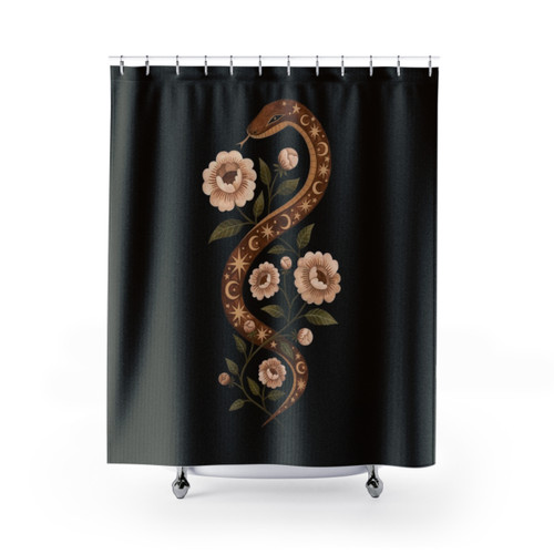 Mystical Serpent Shower Curtains