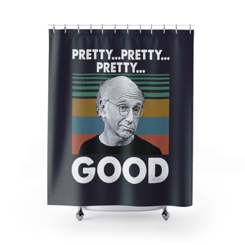 Vintage Retro Shower Curtains with Curb Your Enthusiasm Inspired Design