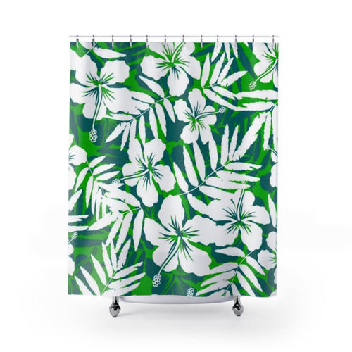 Tropical Flowers Shower Curtains