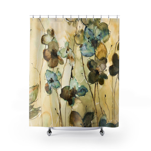Impression Floral Shower Curtains