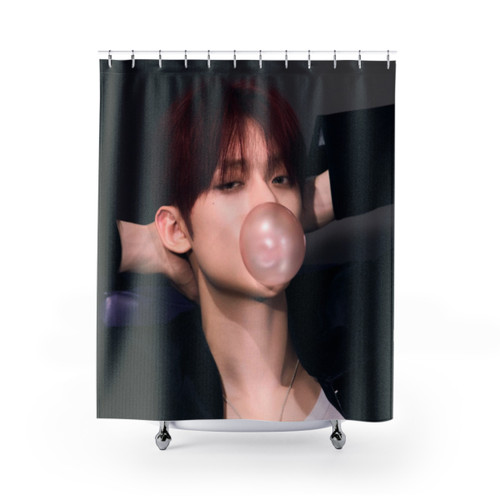GGUM yeonjun Shower Curtains - Kpop Inspired Decor