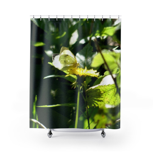 Butterfly and Dandelion Shower Curtains for Nature Lovers