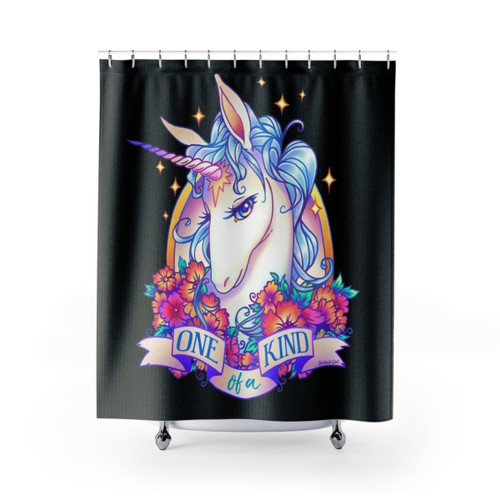 Unique Creature Shower Curtains with Unicorn Designs