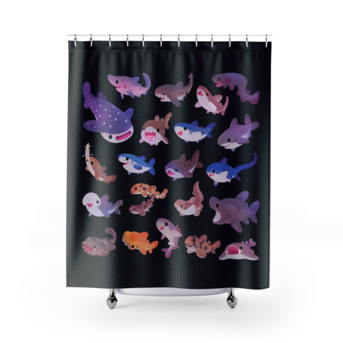 Shark Day Shower Curtains - Bring the Ocean into Your Bathroom