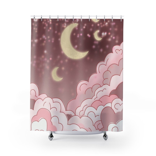 Pink Cloud Nap Fantasy Shower Curtains