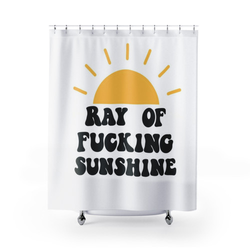Retro Sunshine Shower Curtains