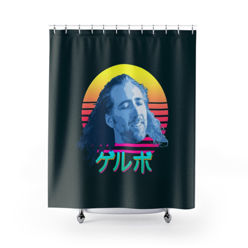 Nicolas Cage Themed Shower Curtains - Funny Meme Decor