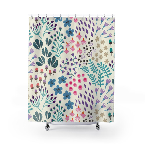 Botanical Floral Shower Curtain