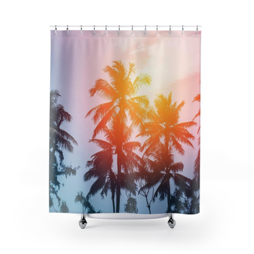 Beach Sunset Shower Curtain